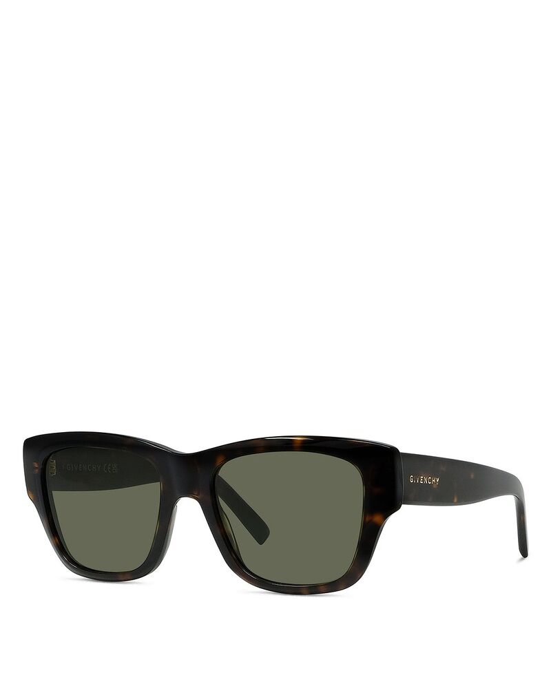 ジバンシー メンズ 付属物 サングラス・アイウェア Givenchy Geometric Sunglasses 53粍 dark havana/green 緑であること
