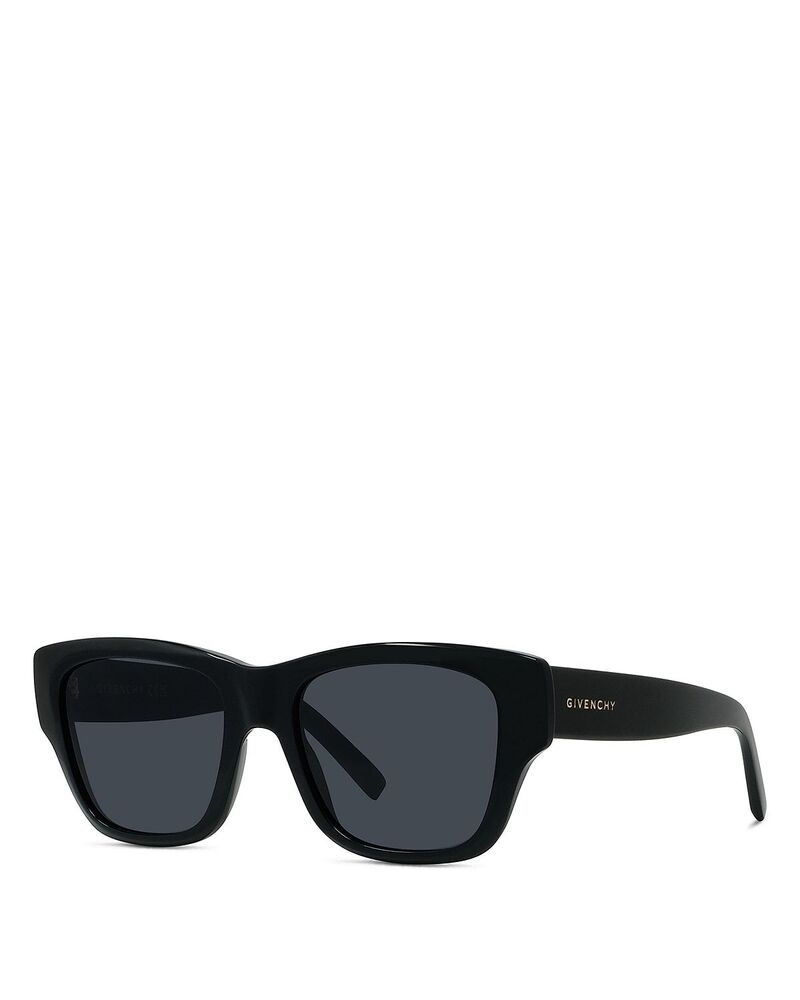 ジバンシー メンズ 付属物 サングラス・アイウェア Givenchy Geometric Sunglasses 53粍 shiny black/smoke 黒いこと