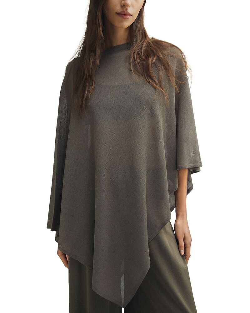 マレーラ レディース アウター ニット・セーター ケープデザイン キャップ ケープ Marella Mlmveloce Cape Sweater Brown ブラウン
