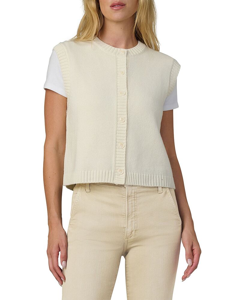 ジョーズジーンズ レディース アウター カーディガン ベスト Joe's Jeans The Noa Cardigan Vest Ecru エクリュ