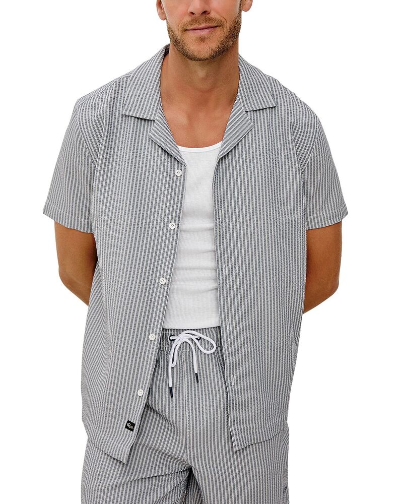 レイルズ メンズ トップス シャツ Rails Amalfi Deck Stripe Shirt Navy Deck Stripe ネイビー