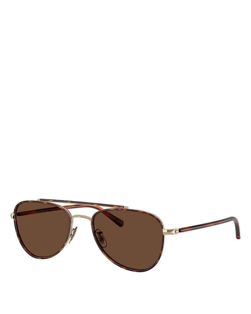 オリバーピープルズ レディース アクセサリー サングラス・アイウェア Oliver Peoplesacoye Aviator Sunglasses 52mm Gold ゴールド