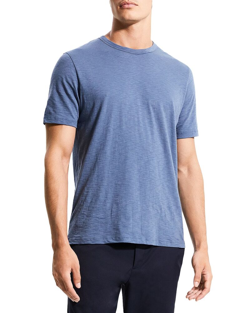 セオリー メンズ トップス Tシャツ コットン Theory Essential Tee in Cosmoslub Cotton Bering