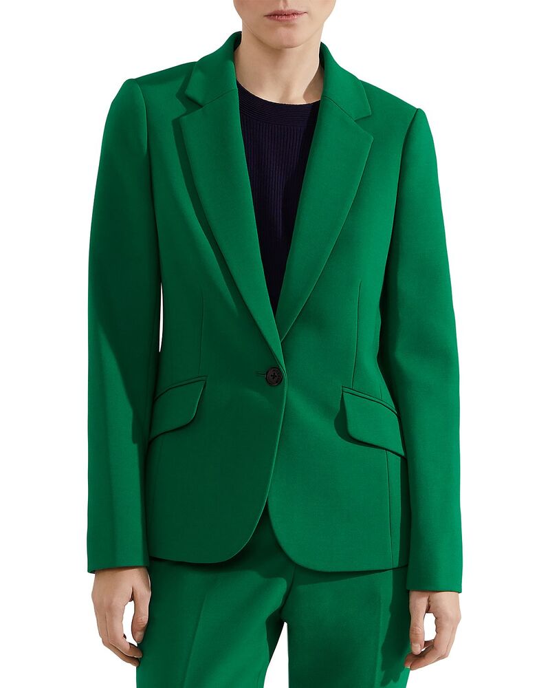 ホッブスロンドン レディース アウター ジャケット・ブルゾン HOBBS LONDON Suki Single Breasted Jacket Malachite Green グリーン