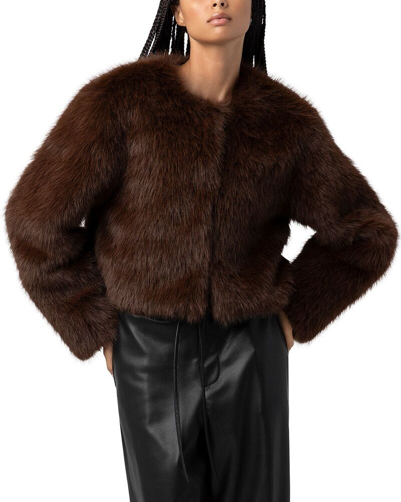 ブランクニューヨーク レディース アウター ジャケット・ブルゾン BLANKNYC Show And Tell Faux Fur Jacket Galaffair