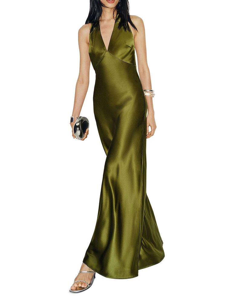 リフォーメーション レディース トップス 衣装 絹地 Reformation Daniela Silk Dress Pear