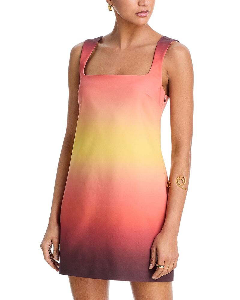シムカイ レディース トップス ワンピース ミニ SIMKHAI Skye Mini Dress - Exclusive Romantic Sunset