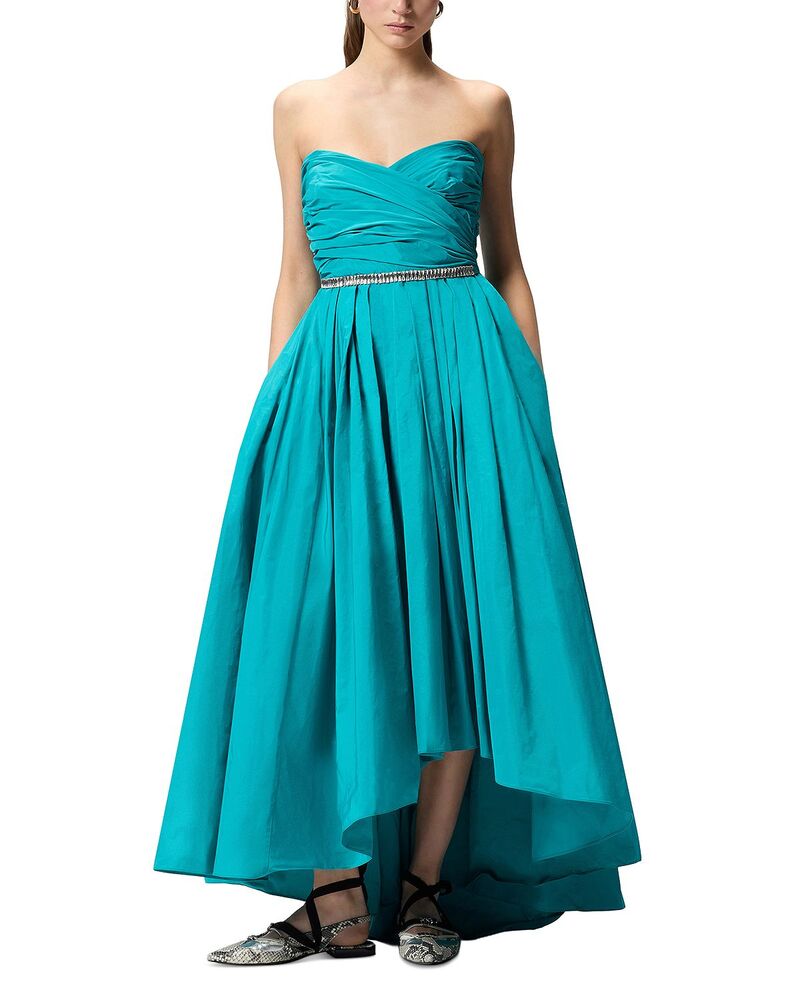 ピンコ レディース トップス 衣裳 PINKO Dattero Taffeta Dress V76 ワンピース-レディースファッション