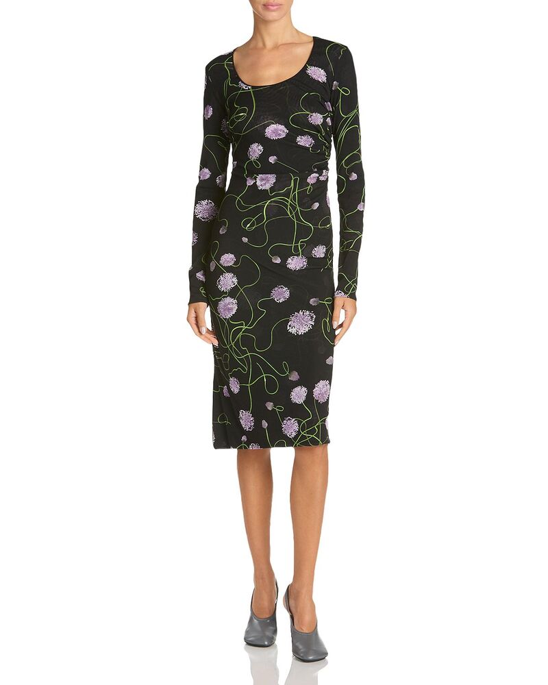 ステラマッカートニー レディース トップス ワンピース メッシュ ミディ Stella McCartney Mesh Midi Dress Multicolor マルチカラー｜ReVida 店