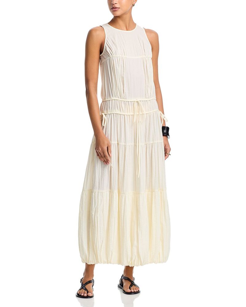 コー レディース トップス ワンピース プリーツ CO Soft Pleated Turn Up Dress Milk