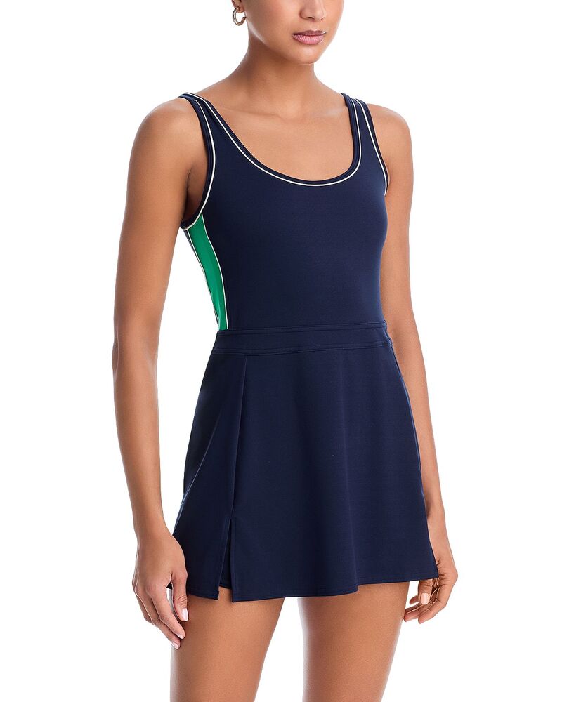 スピリッツフィフティファイブ レディース トップス ワンピース Splits59 Martina Rigor Color Block Dress Indigo/Spearmint インディゴ