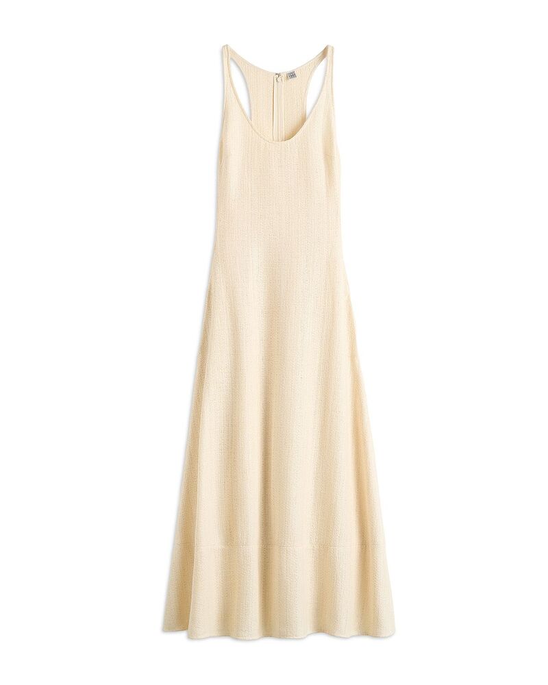 トーテム レディース トップス ワンピース コットン TOTEME Sculpted Cotton Dress Ecru エクリュ｜ReVida 店