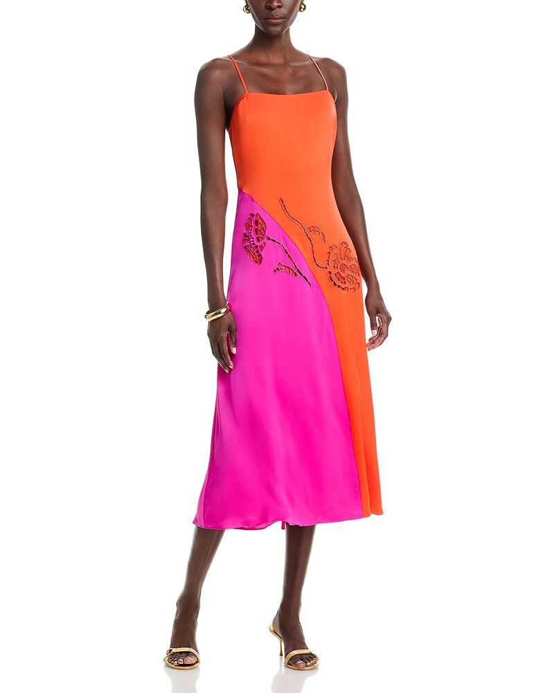 レイミー ブルック レディース トップス ワンピース Ramy Brook Jasmine Dress Fiesta Pink/Sunset Orange ピンク