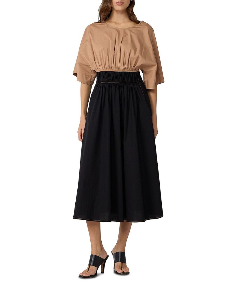 ダイアン フォン ファステンバーグ レディース トップス ワンピース DIANE von FURSTENBERG Juliet Dress Tabacco / Black ブラック|ReVida 店