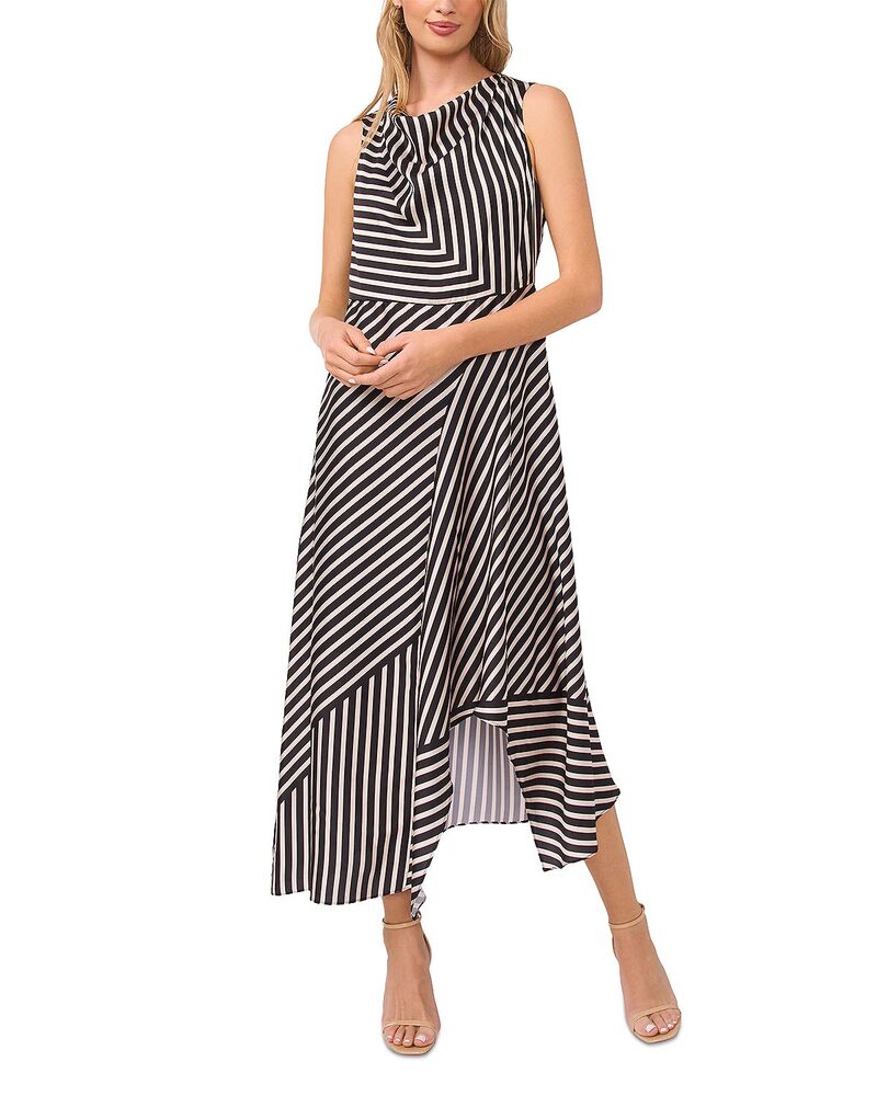ヴィンスカムート レディース トップス ワンピース ノースリーブ VINCE CAMUTO Cowlneck Sleeveless Dress Rich Black ブラック