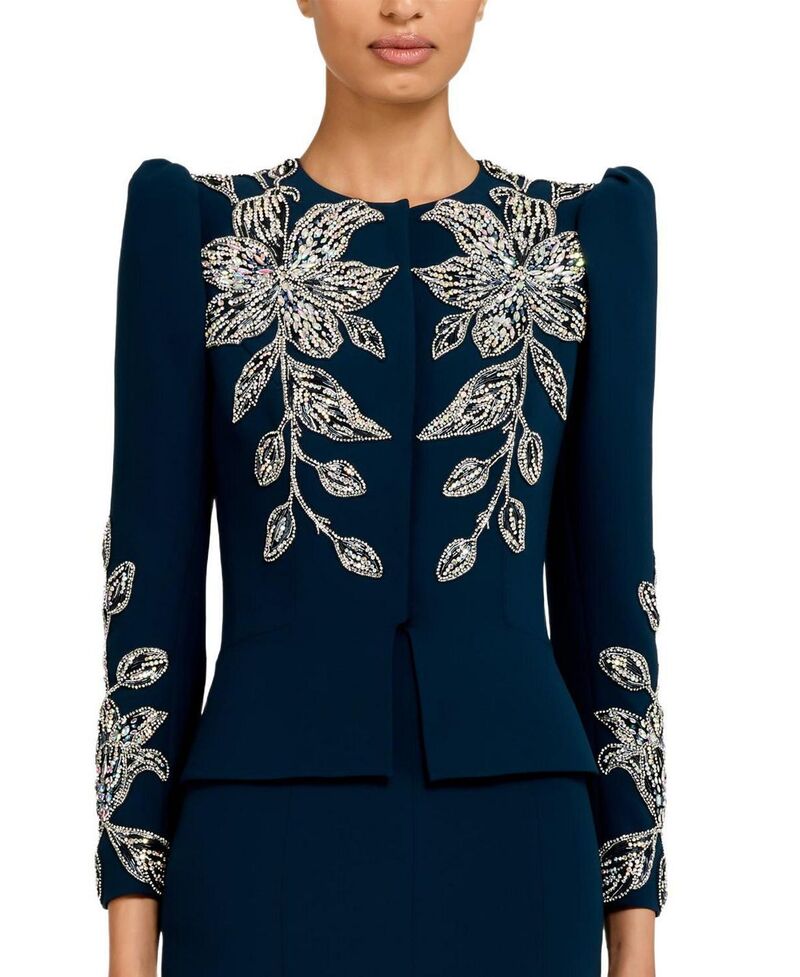ジェニー・パッカム レディース アウター 上衣・上衣 Jenny Packham Dalila Jacket Blackthorne Blue 青み