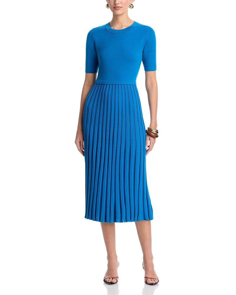エリータハリ レディース アウター ニット・セーター Elie Tahari The Vesper Sweater Dress Blue Palace ブルー