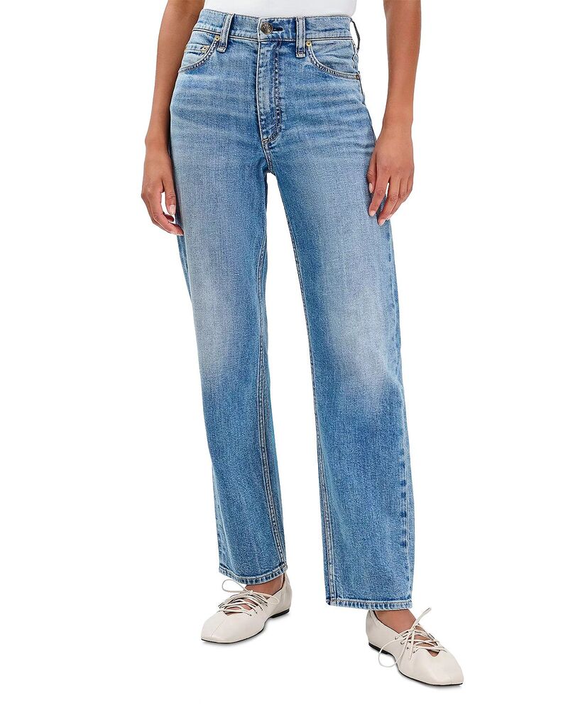 ラグアンドボーン レディース ボトムス デニムパンツ アンクル ジーンズ rag & bone Harlowe Mid Rise Ankle Straight Jeans in Amity