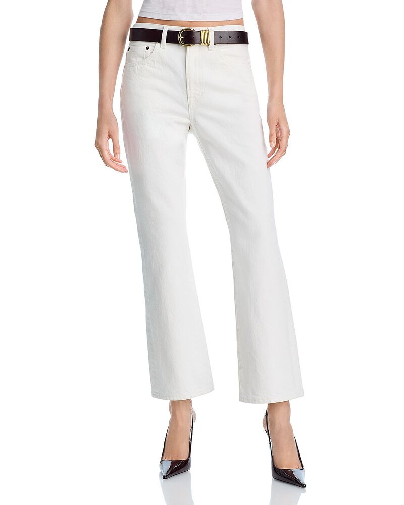 エーエルシー レディース ボトムス デニムパンツ クロップド ジーンズ A.L.C. The 009 High Rise Cropped Flare Jeans White ホワイト|ReVida 店