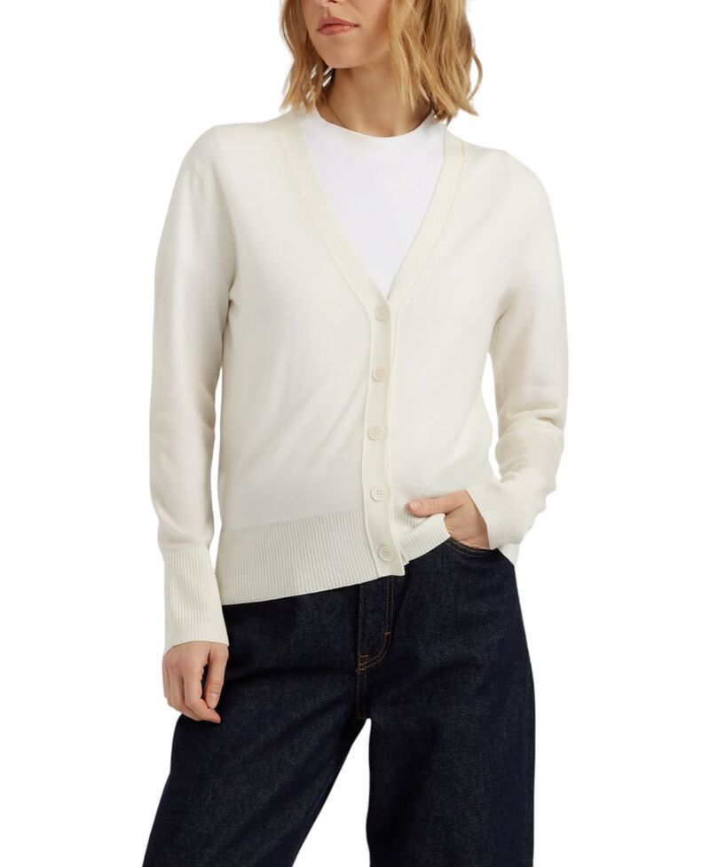 チンティアンドパーカー レディース アウター ジレー Chinti \u0026 Parker Women\u0027s Pure Merino Cardigan Cream 皮膚軟化剤