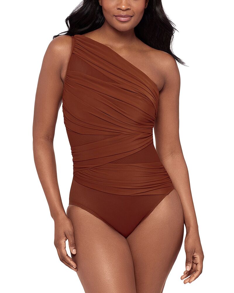 ミラクルスーツ レディース 水着 上下セット Miraclesuit Network Jena One Piece Swimsuit Copper Brown ブラウン 26,864円