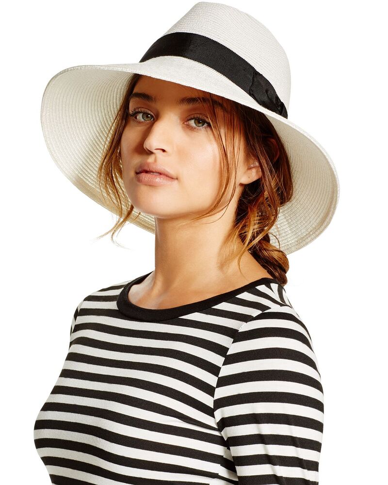 フィジシャン レディース アクセサリー 帽子 PHYSICIAN ENDORSED Cordoba Fedora White/Black ホワイト