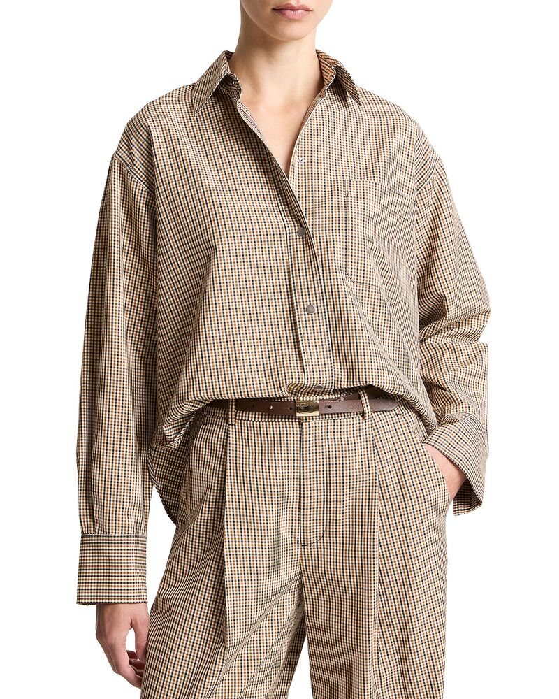 ヴィンス レディース トップス シャツ Vince Long Sleeve Shirt Light Wheat|ReVida 店