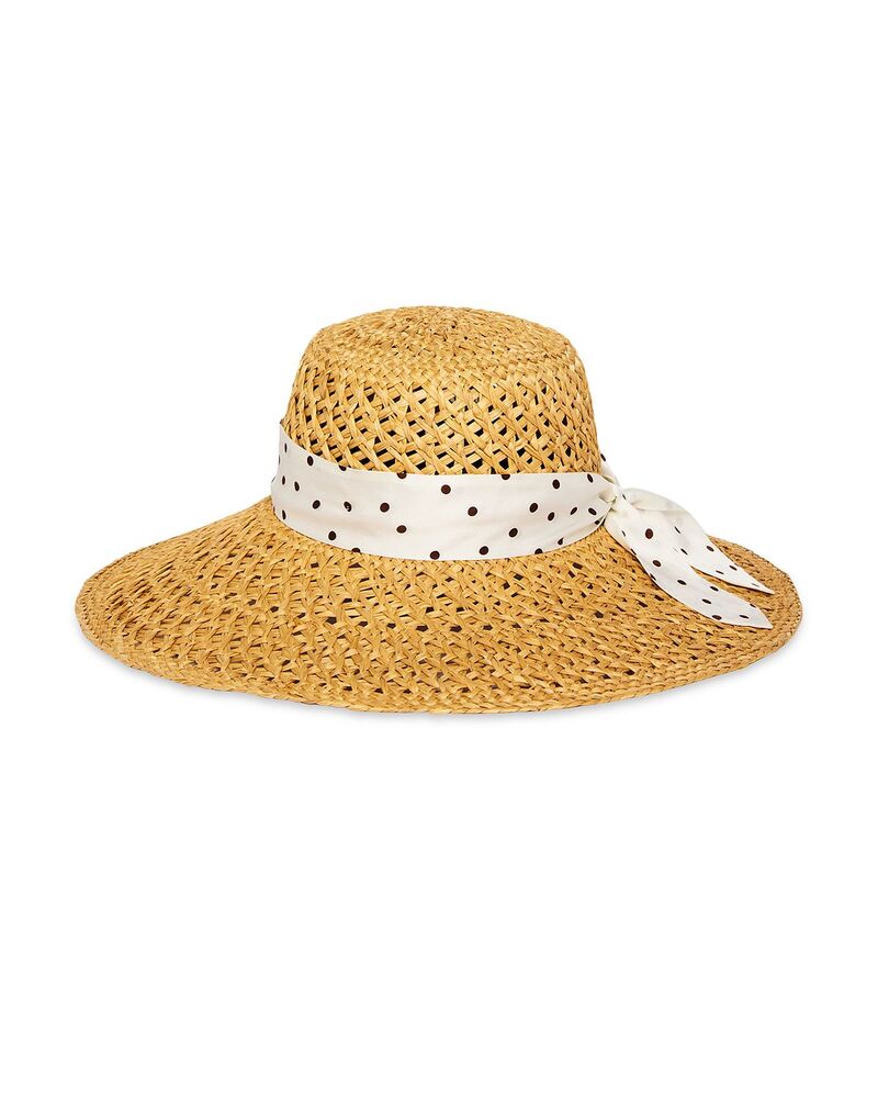 ラグアンドボーン レディース アクセサリー 帽子 rag & bone Garden Straw Hat Natural White ホワイト