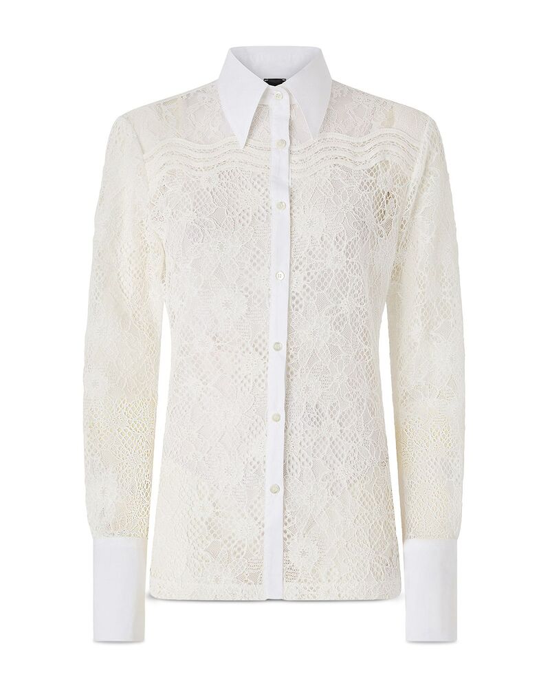 ピンコ レディース トップス シャツ ブラウス レース PINKO Coline Lace Blouse Z05|ReVida 店