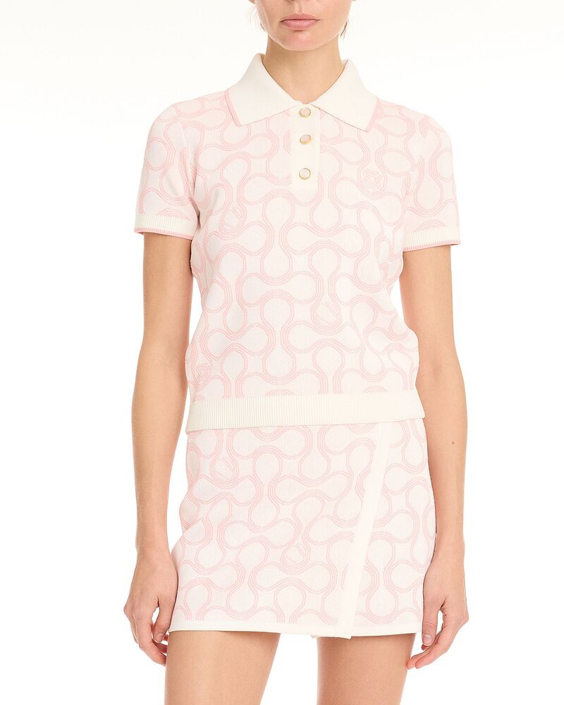 カサブランカ レディース トップス スポーツシャツ Casablanca Optic Dropolo Shirt Optic Drop