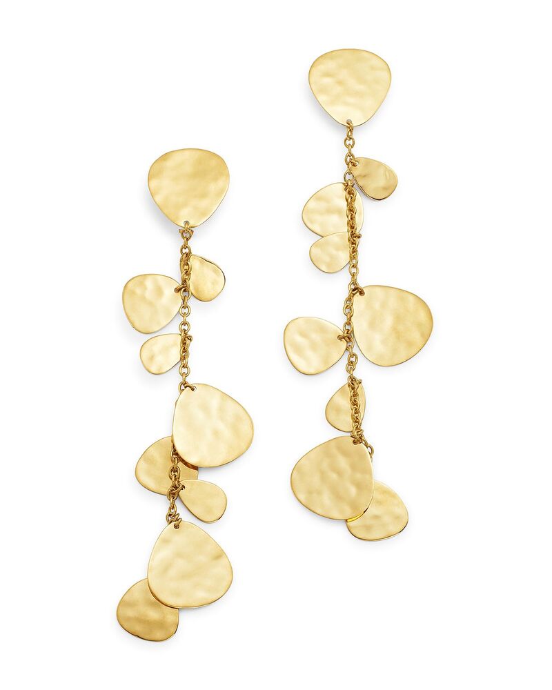 イッポリスタ レディース アクセサリー ピアス・イヤリング IPPOLITA 18K Yellow Gold Classico Crinkle Cascade Clip-On Earrings Gold ゴールド