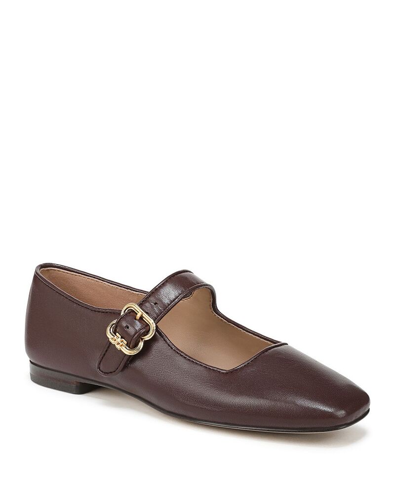 サムエデルマン レディース シューズ パンプス Sam Edelman Women's Michaela Buckled Flats Brown ブラウン
