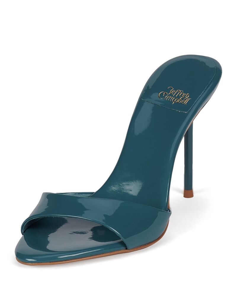 ジェフリー キャンベル レディース シューズ サンダル Jeffrey Campbell Women's Ce-Soire Sandals Dusty Blue Patent ブルー|ReVida 店