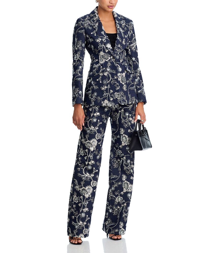 サンク セプト レディース アウター ジャケット・ブルゾン 刺繍 デニム ブレザー ジーンズ Cinq Sept Garden Embroideredenim Cheyenne Blazer & Garden High Risembroideredenim Nolita Jeans Indigo Multi インディゴ