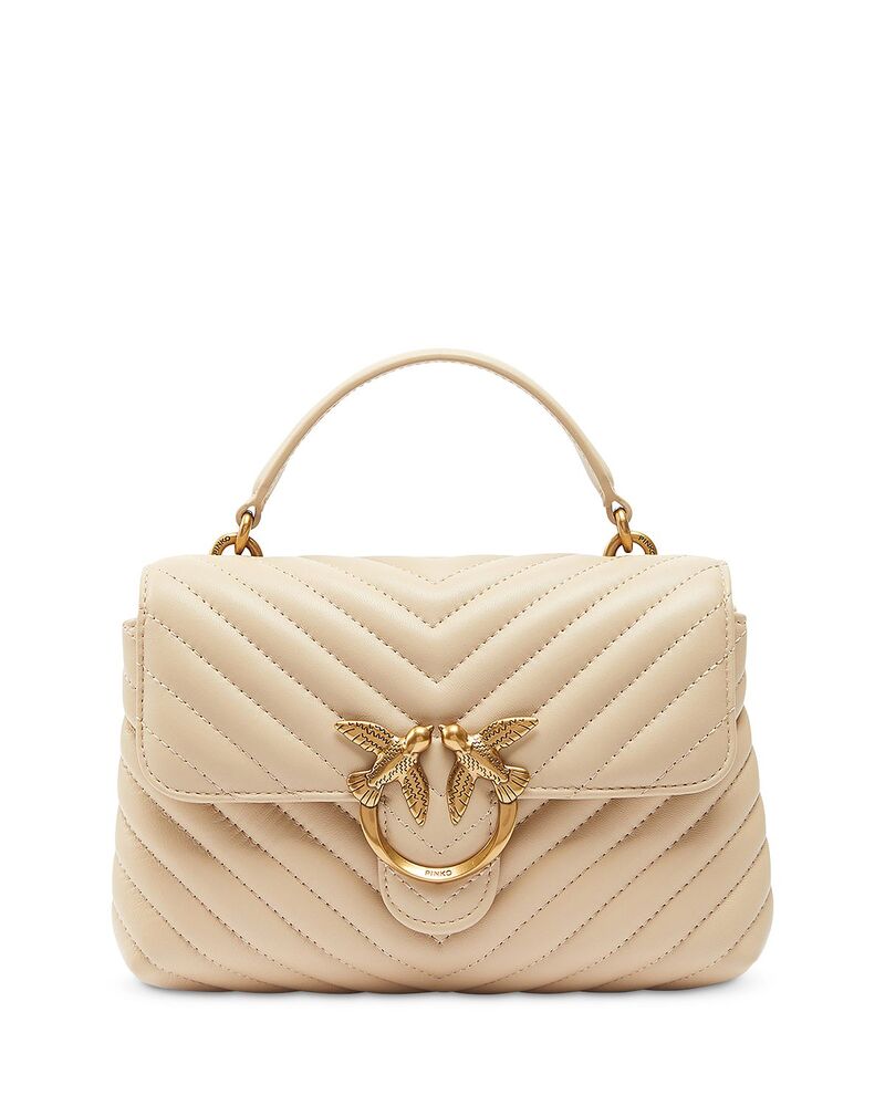 ピンコ レディース バッグ ミニ レザー PINKO Love Lady Puff Mini Leather Handbag C50q 72,490円