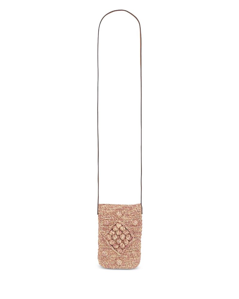 ジェラルド・ダレル レディース バッグ Gerardarel Rosie Raffia Phone Crossbody Purple パープル