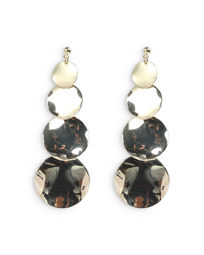 アクア メンズ アクセサリー ピアス・イヤリング AQUA Disc Statement Earrings - Exclusive Gold ゴールド