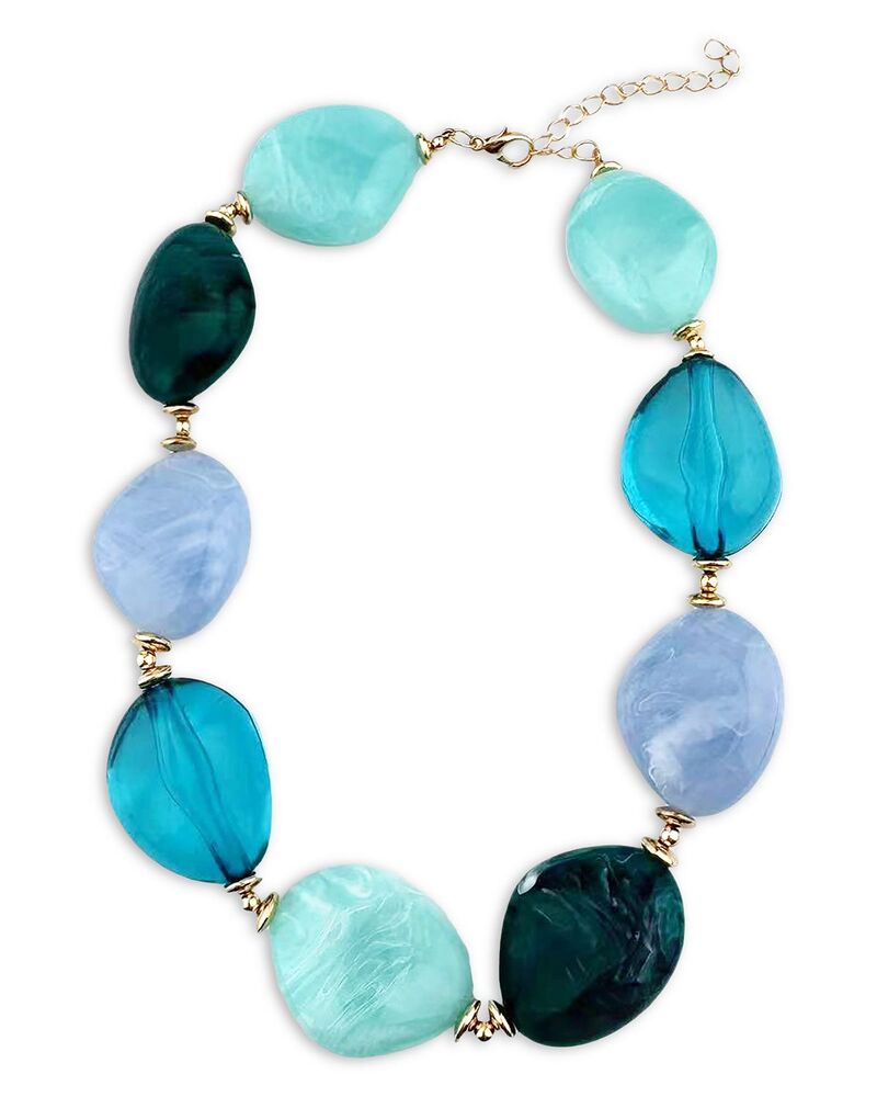 アクア メンズ アクセサリー ネックレス・チョーカー・ペンダントトップ レース AQUA Chunky Bead Statement Necklace 16-19\