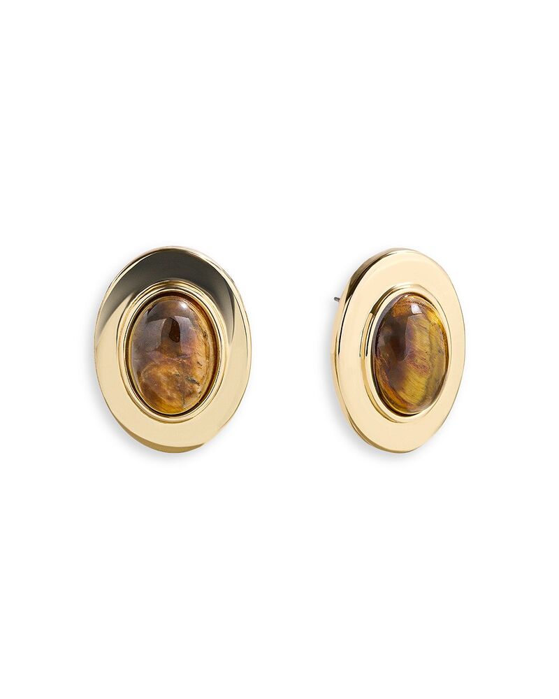 バウブルバー レディース アクセサリー ピアス・イヤリング BAUBLEBAR Samira Tiger's Eye Oval Stud Earrings Gold ゴールド