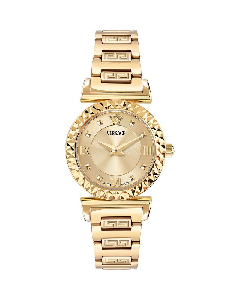 ヴェルサーチ レディース アクセサリー 腕時計 ミニ Versace Mini Vanity Bracelet Watch 27mm Gold ゴールド