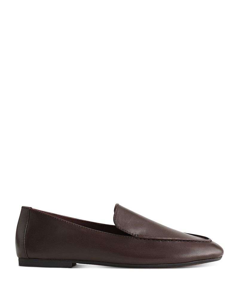 メイドウェル レディース シューズ スリッポン・ローファー レザー Madewell Women's Dolli Glove Leather Loafers Dark Carob