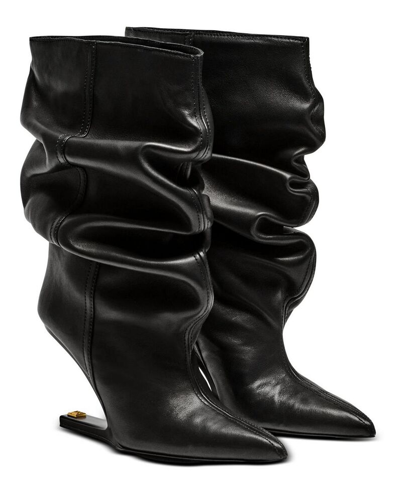 バルマン レディース シューズ ブーツ・レインブーツ アンクル なめし革 Balmain Women\u0027s \