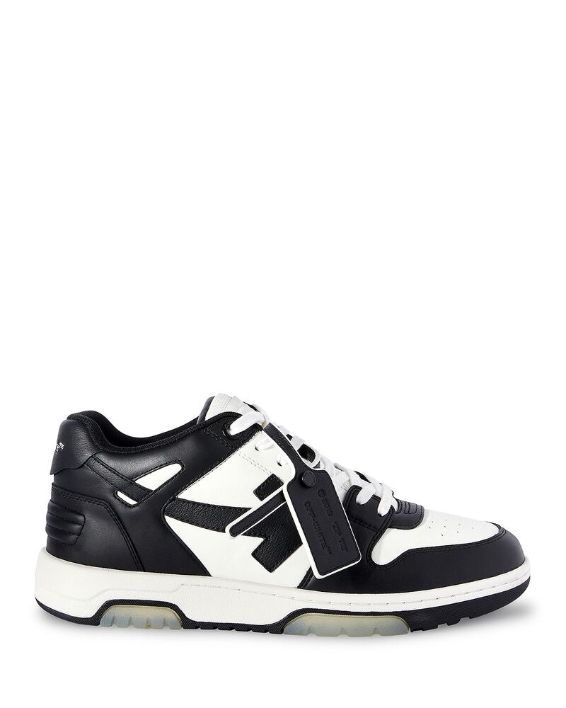オフ-白いこと メンズ シューズ スニーカー Off-White Men\u0027s Out Office Low Top Sneakers White/Black 白いこと