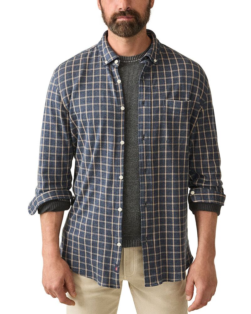 ファレティ メンズ トップス シャツ ボタンダウン ニット Faherty Coastline Knit Plaid Button Down Shirtwilight Check チェック
