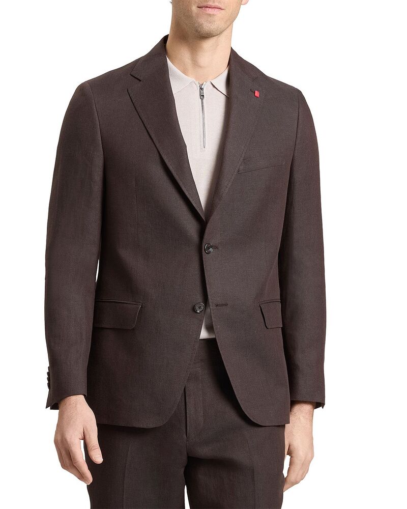 テッドベーカー メンズ アウター ジャケット・ブルゾン リネン Ted Baker Winfred Linen Modern Fit Suit Jacket Chocolate チョコレート