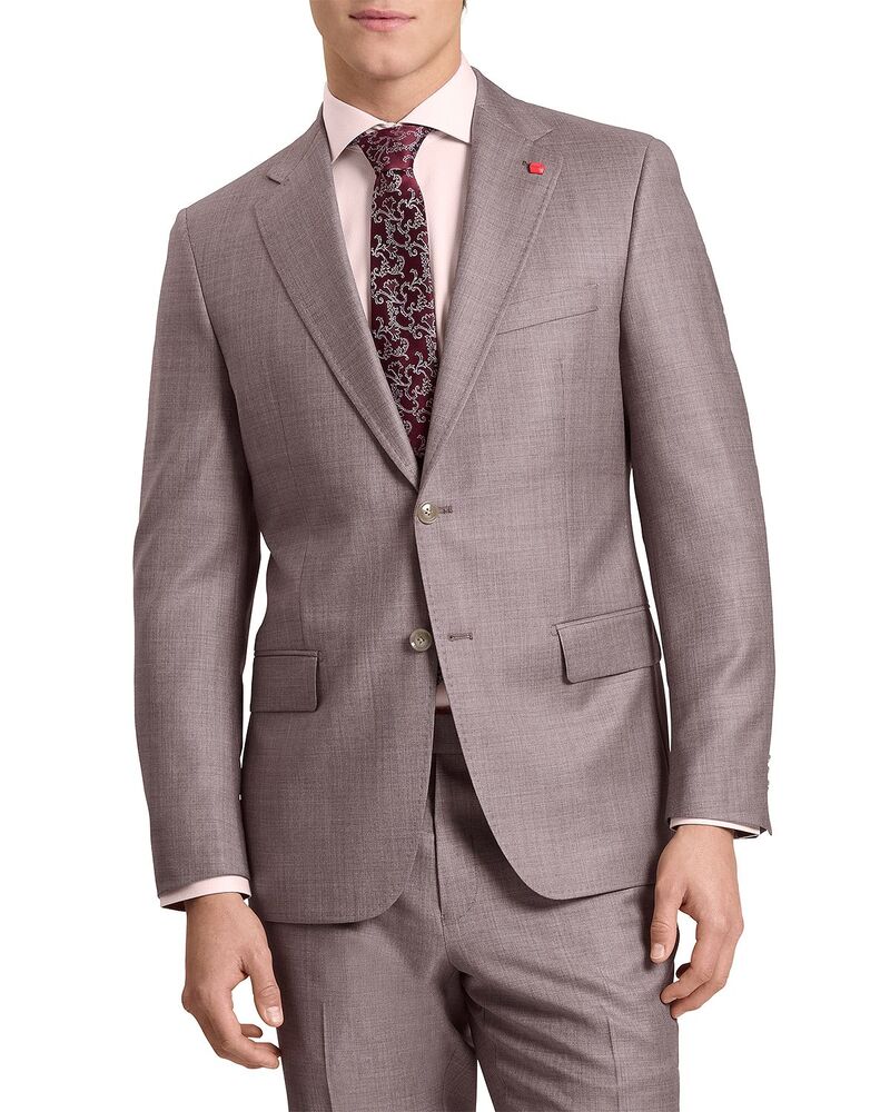 テッドベーカー メンズ アウター ジャケット・ブルゾン Ted Baker Wright Sharkskin Modern Fit Suit Jacket Mauve