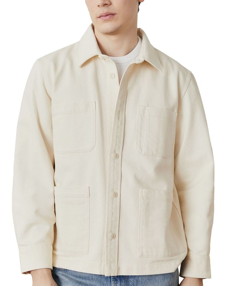 コリドー メンズ トップス シャツ Corridor Misha Pocket Overshirt Natural