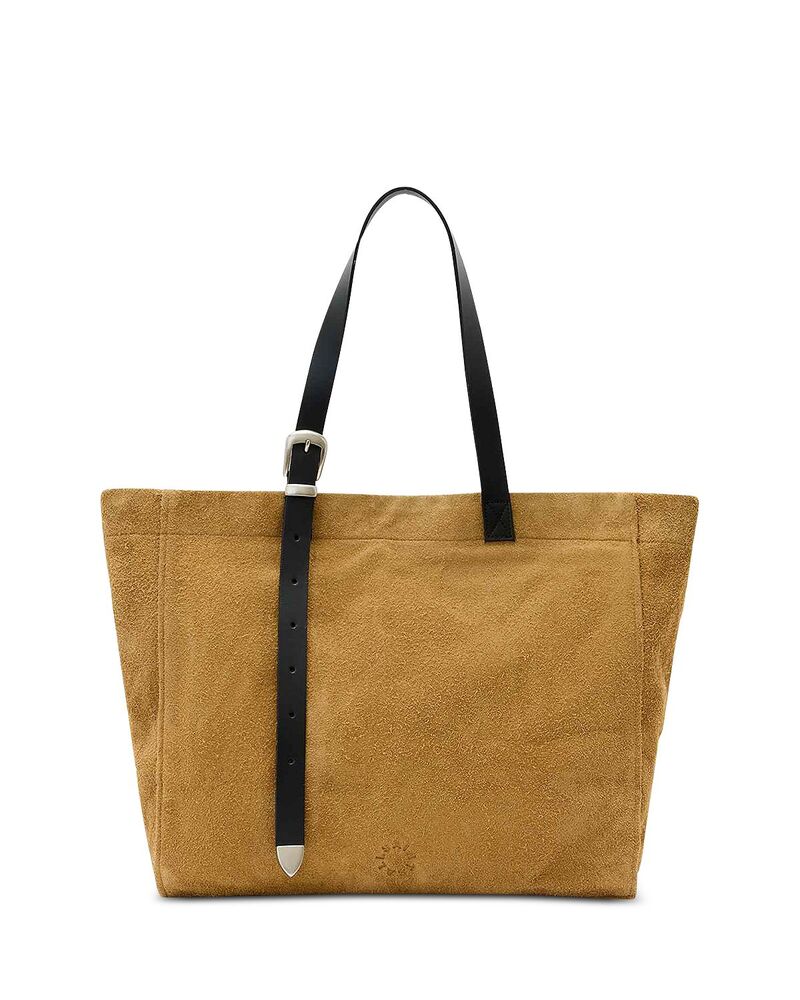 オールセインツ メンズ バッグ スエード ALLSAINTS Haven Suede Tote Biscuit Brown ブラウン 55,440円