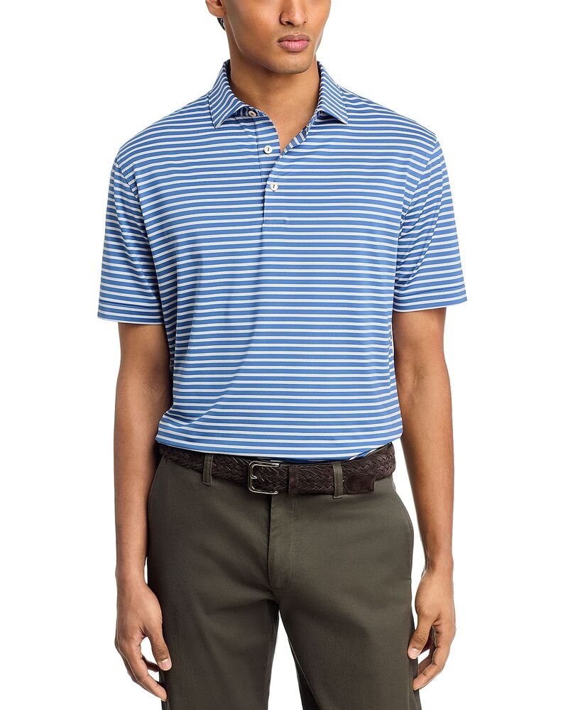 ピーター・ミラー メンズ トップス ポロシャツ Peter Millar Ashford Striperformance Polo Windsor Blue ブルー