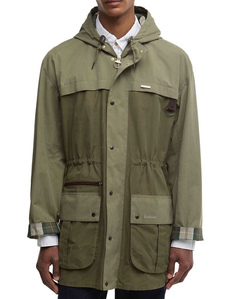 バブアー メンズ アウター ジャケット・ブルゾン フーデッドジャケット Barbour Durham Icons Hooded Jacket Fern